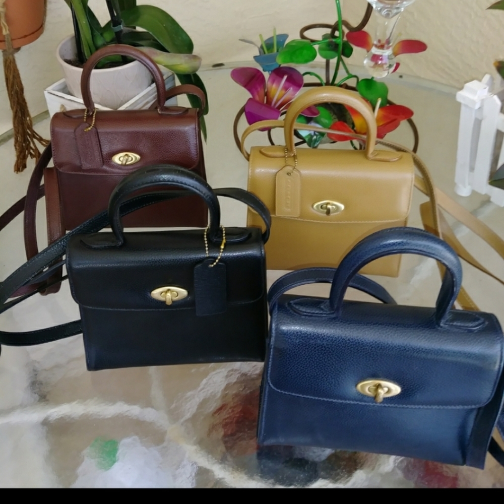 MADISON COLLECTION $525ea VINTAGE COACH GRACIE BAG, ONLY BEECHNUT COLOR LEFT